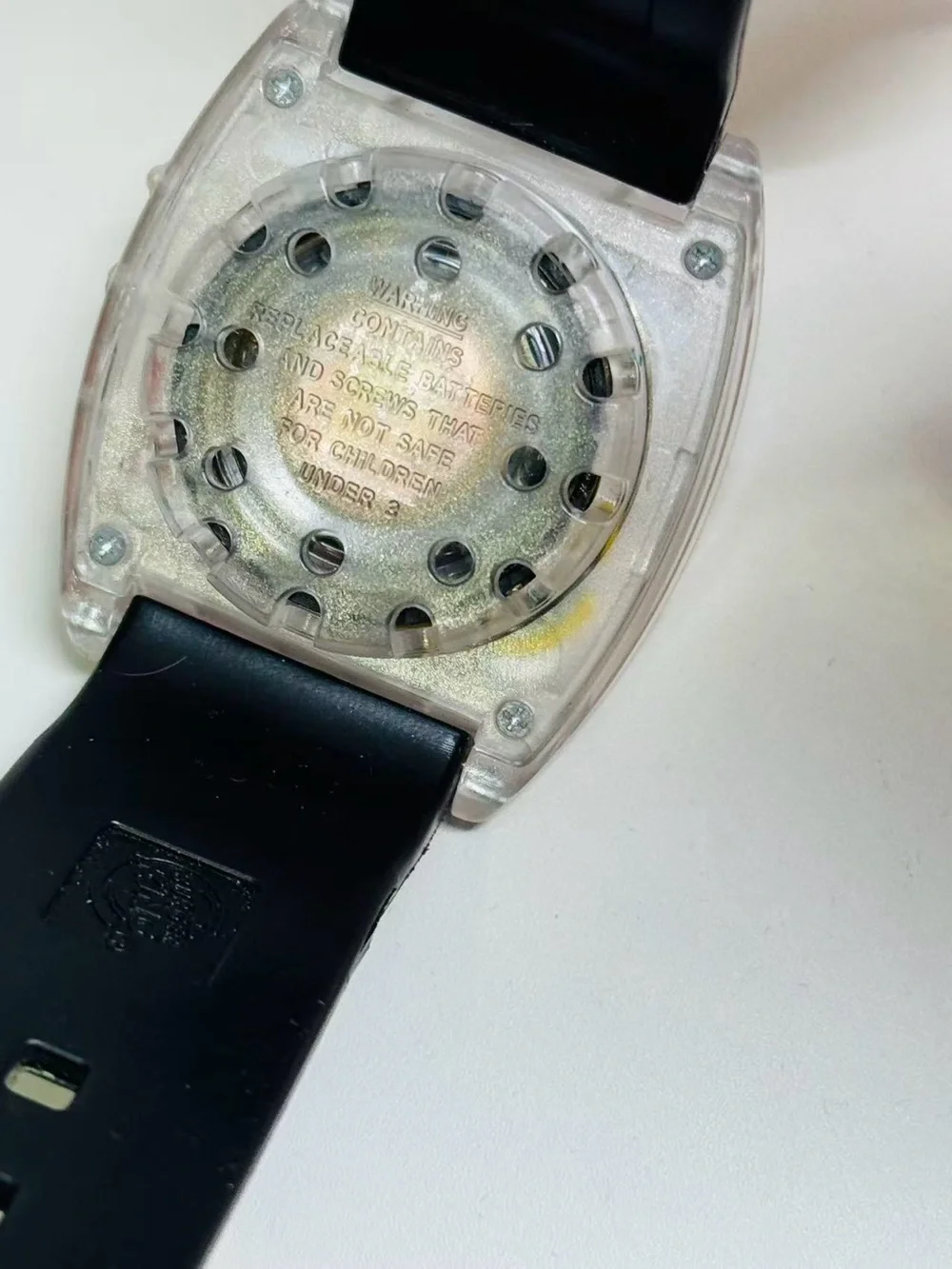 Vintage Simpsons Watch Digital Quartz Watch 48mm Black Strap New Battery Runs